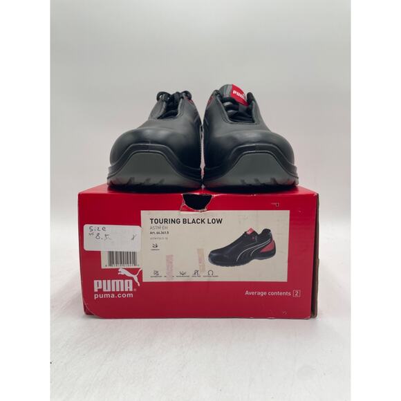 PUMA TOURING BLACK LOW Women's NEW Comp-Toe Work Shoe Black US Size 8.5 - Picture 11 of 11